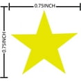 thumbnail image 2 of Gold Star Decals for Crafts 3/4inch Glitter Foil Stars Stickers for Kids 1000Pcs, 2 of 5