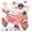Pink, variant on Dvsripa 12V Kids Electric Motorcycle,2 Seater Ride on 3 Wheel Scooter with 2.4G Parental Remote Control,USB,Music,Horn,Light,Big Storage Box,Dual Motor Electric Moped for Kids 3+,Purple