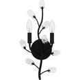 thumbnail image 5 of Quoizel Heiress 2-Light Matte Black Wall Sconce, 5 of 6