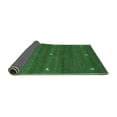 thumbnail image 2 of Ahgly Company Indoor Round Abstract Emerald Green Contemporary Area Rugs, 7' Round, 2 of 4