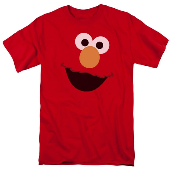 Sesame Street Elmo Face Officially Licensed Adult T Shirt