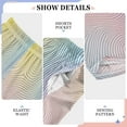 thumbnail image 6 of FORMRS Boys Pajama Pants with Pockets Size 6-8Y Kids Lounge Sleep Bottoms, Pink Wavy Striped, 6 of 8