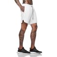 thumbnail image 4 of Maillot d'Entraînement 2 en 1 pour Hommes, Short de Course avec Doublure, 4 of 7