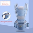 thumbnail image 3 of Multifunctional Newborn Baby Carrier Sling Wrap Versatile Backpack Front Back, 3 of 9