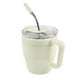 thumbnail image 2 of Paquete con 50 piezas de Taza acero inoxidable tapa push con popote beige 12 x 6.5, 2 of 4