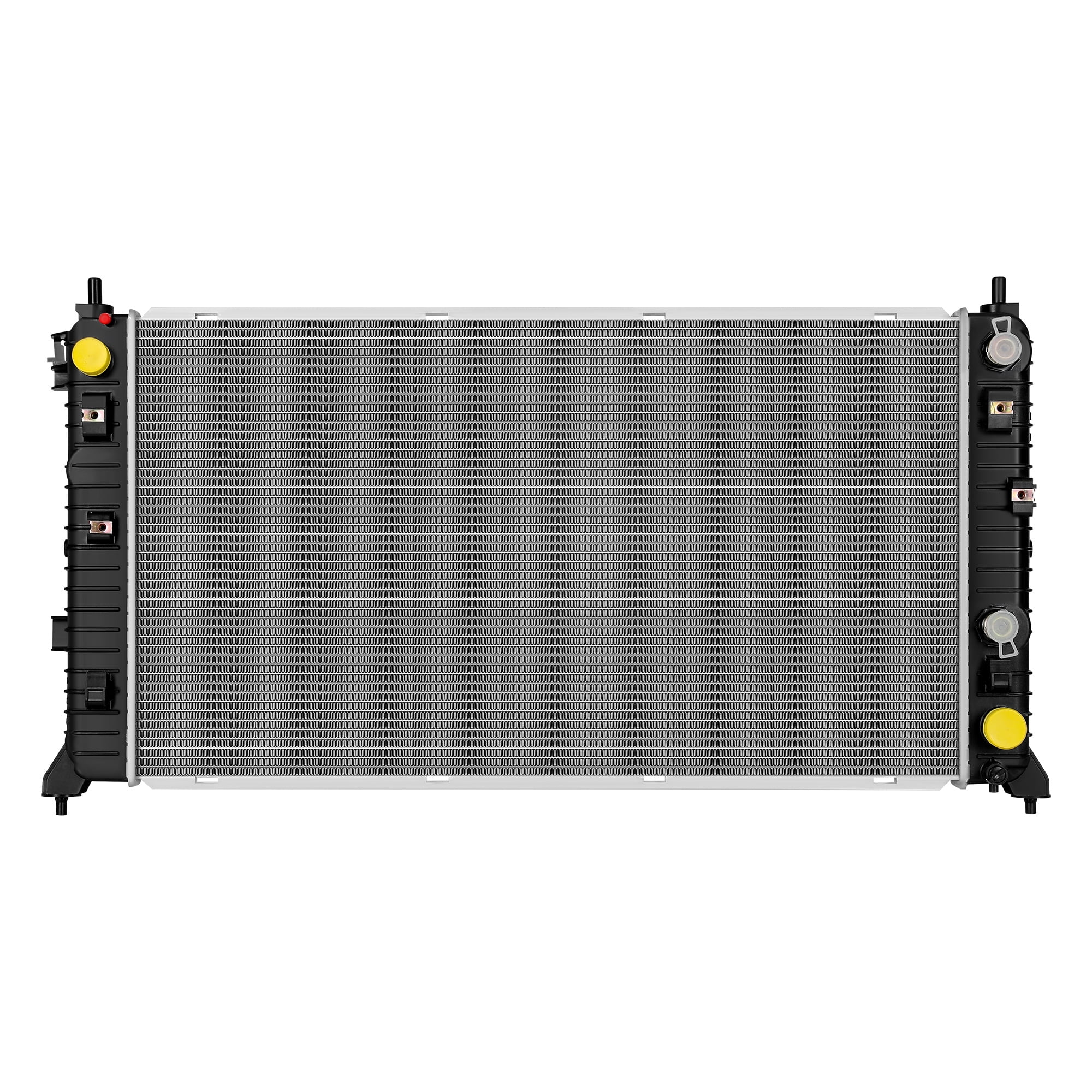 LEDKINGDOMUS Precision Fit Radiator Compatible with 2019-2024 Chevrolet Silverado 1500/GMC Sierra 1500 V8 5.3L 6.2L, Aluminum Core Leak-Proof Design, TIG-Welded for Extreme Weather Resistance CU13767