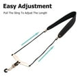 thumbnail image 2 of Amdohai Adjustable Saxophone Neck Strap Soft Leather Padded Sax Strap, 2 of 8