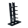 thumbnail image 3 of deevoka Display Stand Acrylic Desktop Organizer Collection Knives Storage Stand Holder for Knives Black, 3 of 9