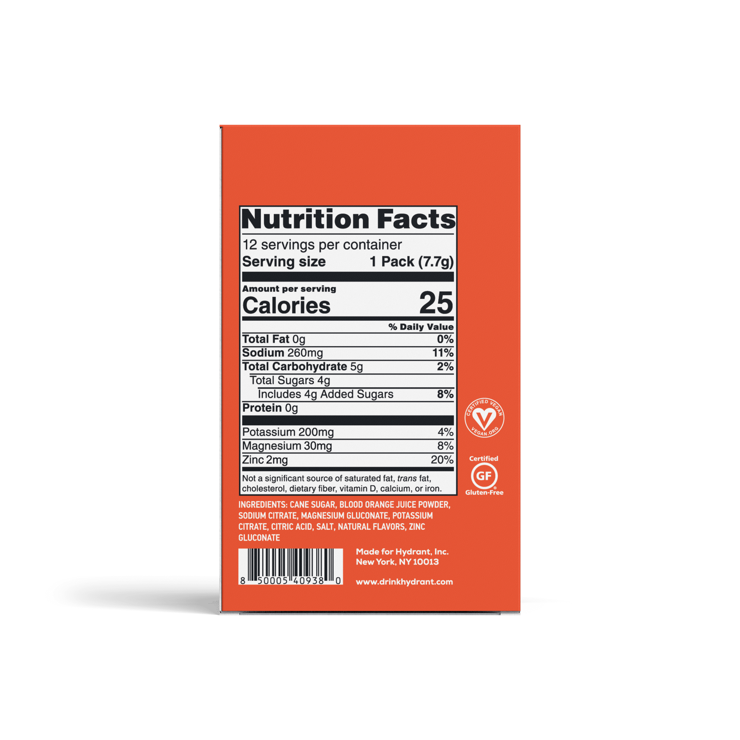 Hydrant Blood Orange Drink Mix 12pk