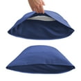 thumbnail image 3 of Parkdale Set of 2 Ultra Soft Pillowcases with Envelope Closure (Standard, Navy), 3 of 4