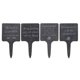 thumbnail image 1 of Something Different - Set de Placas Gothic Garden - Pack de 4 (Negro, Blanco), 1 of 2