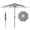 Black & White Stripe, variant on Reverse Close Folding Inbrella with Auto Open Close and Compact