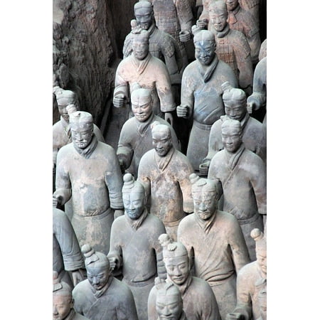 Antique Cheese - LAMINATED POSTER China Terracotta Army Antique Xian Soldier Poster Print 24 x 36