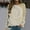 Khaki # Sweatshirts, variant on Vetsdori Women's Long Sleeve Sweatshirts Crew Neck Loose Pullover Boho Lightweight Graphic,Winter Casual Sweatshirts for Women Tops,Blue,Size:L