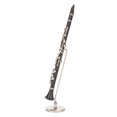 thumbnail image 1 of Dollhouse Clarinet, Exquisite Miniature Clarinet Model  For Music Lover For Study, 1 of 8