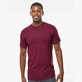 thumbnail image 4 of Gildan - Heavy Cotton Short Sleeve T-Shirt | 5.3 oz. 100% Cotton Comfortable Tee, Classic fit Crewneck T-Shirts, Pack Of - 6 Tees, Color - Maroon | Size - M, 4 of 6