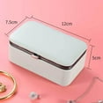 thumbnail image 2 of Ear Clips Finishing Jewelry Box Premium Material Storage Case for Stud Earrings Rings Necklaces, 2 of 2