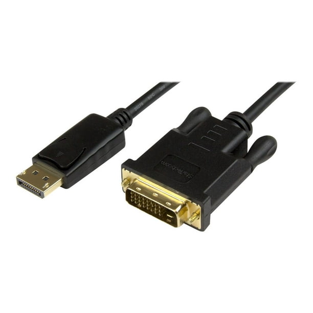 StarTech.com DisplayPort to DVI Converter Cable - Adaptateur DP vers DVI - 3ft - 1920x1200 (DP2DVI2MM3) - Câble d'Affichage - DisplayPort (M) à DVI-D (M) - 3 ft - Noir - pour P/N: DK30CH2DEP, DK30CH2DEPUE