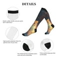 thumbnail image 5 of Rateoe Starry Sky Constellation Cat Compression Socks for Women and Men 20-30mmHg-Circulation Support Socks Knee High Nurse Pregnant Running Medical and Travel Athletic, 5 of 7