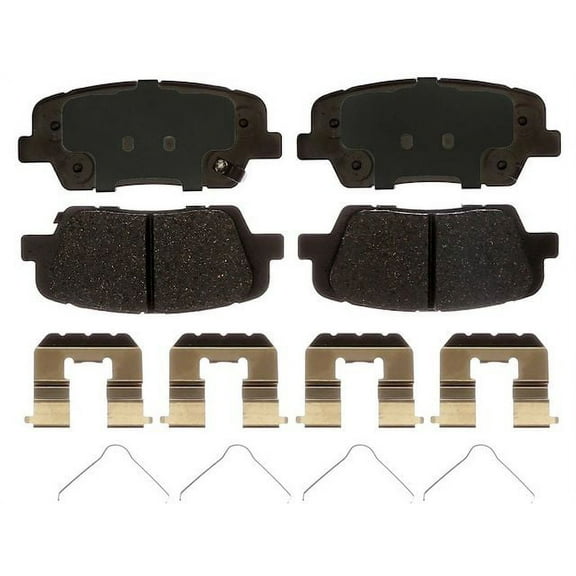 Rear Brake Pad Set - Compatible with 2017 - 2018 Hyundai Santa Fe Sport