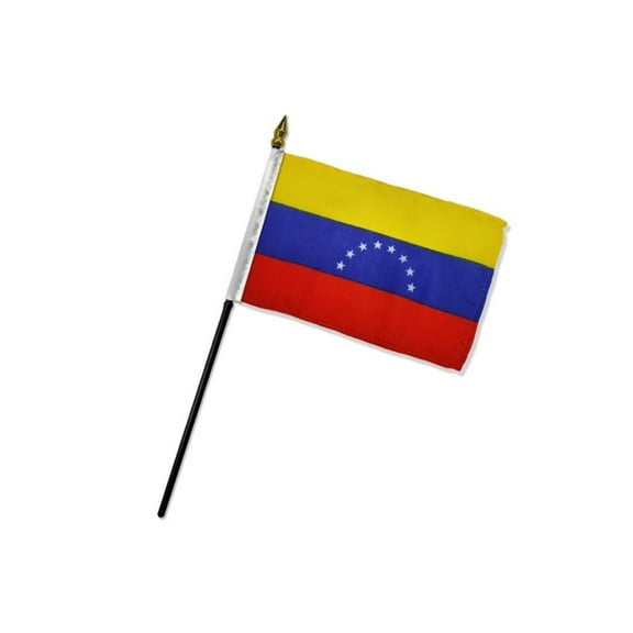 Venezuela (7 Star) 4x6in Stick Flags