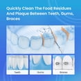 thumbnail image 4 of Flosser de agua portátil inalámbrico, 6 modos, 5 puntas de chorro, irrigador bucal dental profesional Namotu CZMR-ZC129, 4 of 7