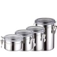 thumbnail image 4 of Matoen Coffee Canister, Stainless Steel Airtight Coffee Container, Ground Coffee Bean Storage, Vacuum Sealed Espresso Airtight Container, Coffee Jar, Sugar Container, 4 of 6