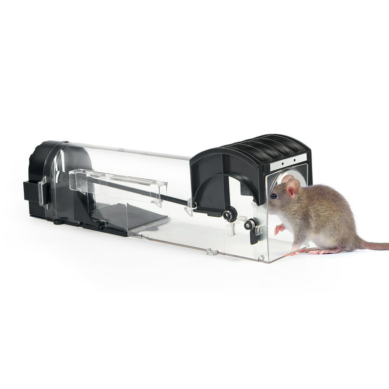 2 Pack Humane Mouse Traps Reusable Plastic Rodents Trap No Kill