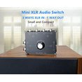 thumbnail image 1 of X31 XLR Interruptor de cable balanceado Selector de fuentes de señal 3, 1 of 5