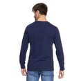 thumbnail image 3 of Playera Para Hombre Casual Manga Larga Color Marino Con Franja Casual 770212 azul marino EG Incógnita 770212, 3 of 5