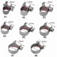thumbnail image 2 of 10 Pack Heavy Duty Stainless Steel Fuel Hose Clamps 6mm-20mm Optional Size, 2 of 5