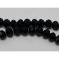 thumbnail image 2 of U8MO 72pcs Faceted Rondelle Beads Crystal Glass Beads 6X8mm Color for Choice-Black, 2 of 2