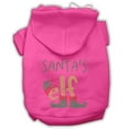 thumbnail image 1 of Santa's Elf Rhinestone Dog Hoodie Bright Pink S (10), 1 of 1
