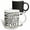 Multicolor, variant on 3drose, Modern Black and Image of Gold Brush Stroke Twenty Happy Birthday, 11oz Two-tone Green Mug