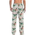 thumbnail image 2 of HPINK-T Christmas New Year Dinosaur Men's Christmas Pajama Pants Super Soft Straight-Fit Lightweight Pajama Bottoms with Pockets Drawstring, 2 of 6