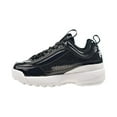 thumbnail image 4 of Fila Disruptor II Premium Patent Women's Shoes Black-White 5fm00039-014, 4 of 6