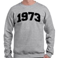 thumbnail image 2 of 1973 College Style Sweatshirt Unisex 2X-Large Grey, 2 of 5
