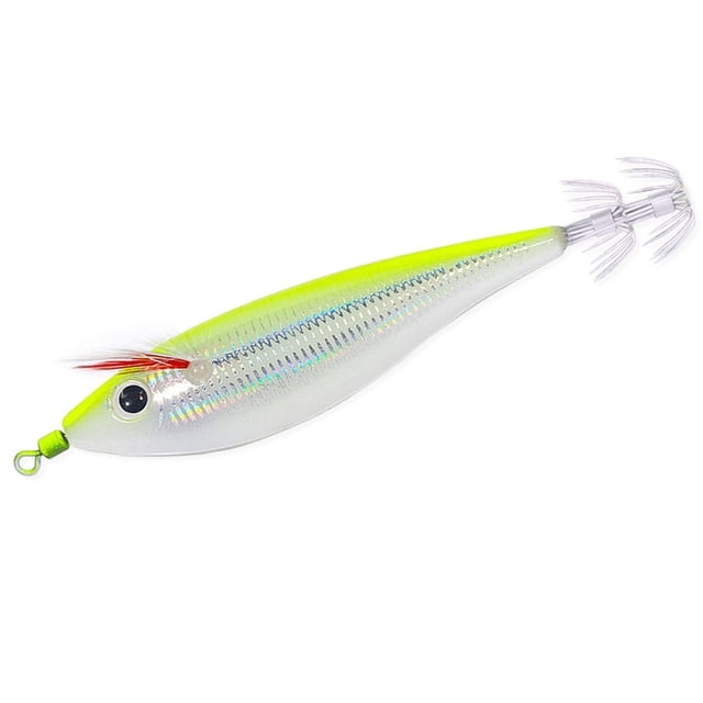 CSChome Shrimp Bait Luminous Shrimp Bait Jigging Simulation 3D Fisheye Squid Hook for Sea Fishing