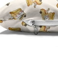 thumbnail image 4 of Hot Dog Pet Bed, Cartoon of Fast Food Truck Van with Salesman Shop Car Pattern Pastel Backdrop, Chew Resistant Pad for Dogs and Cats Cushion with Removable Cover, 24" x 39", Multicolor, by Ambesonne, 4 of 4