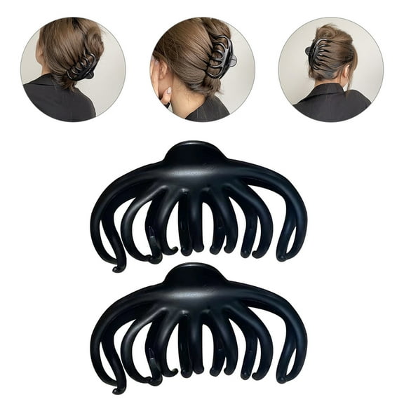 AURARMLET large hair clips for women Claw Shape Retro 2Pcs