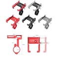thumbnail image 3 of Soporte para teléfono celular para bicicleta Soporte para teléfono para bicicleta Clip para manillar (plata negra), 3 of 6