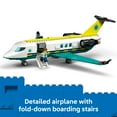 thumbnail image 5 of LEGO City Emergency Air Ambulance Airplane Building Toy for Kids - Pretend Play Rescue Airplane Model for Boys & Girls, Ages 6+ - Building Blocks W/Hero Minifigures - Gift Idea for Birthdays - 60465, 5 of 8