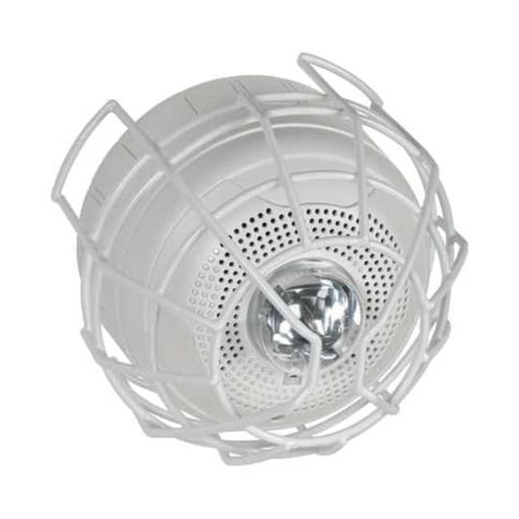 Wire Cage, Steel, Surface Mount, 8 1/2 in W x 8 1/2 in H x 6 1/4 in D, White