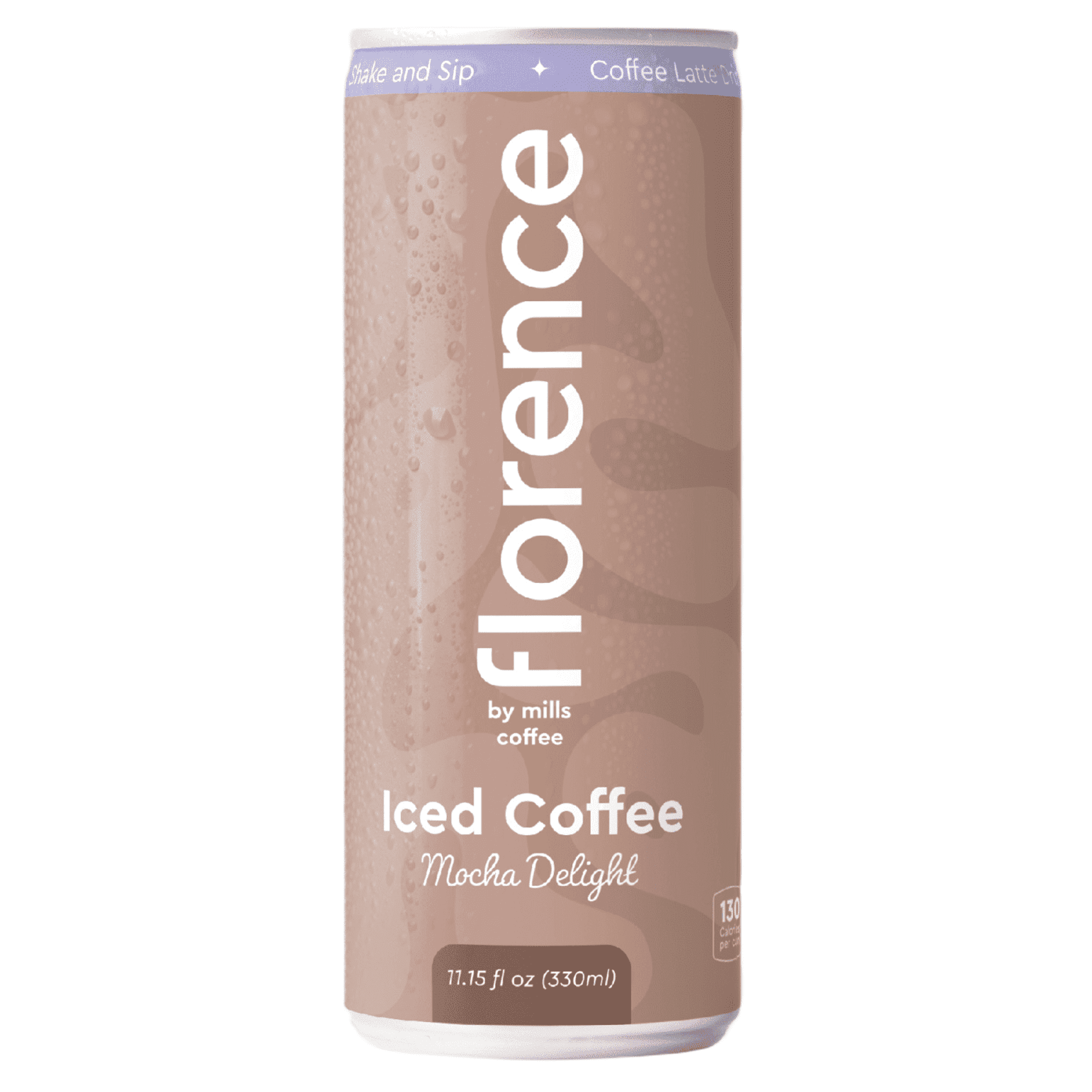 (3 pack) Florence by Mills Coffee Mocha Delight Iced Latte, 11.15 fl oz Can