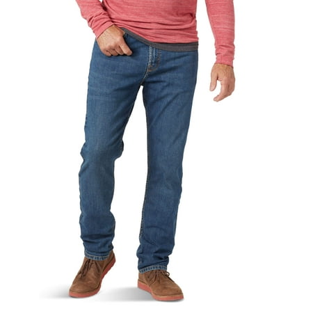 Wrangler - Men's Regular Tapered Jean with Stretch - Walmart.com