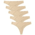 thumbnail image 1 of Culottes pour Femmes Classification des Produits Lot de 5 Culottes Sport Décontractées Sans Couture Perforées String Titre Produit Culottes pour Femmes Lot à Porter avec Perforations Respirantes Légères Confort, 1 of 2