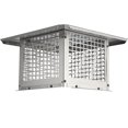 thumbnail image 1 of STAWAY Bouchon de Cheminée en Acier Inoxydable 12x12 Pouces - Durable, Résistant au Vent, Installation Facile, Prévient les Blocages, s'Adapte à la Plupart des Tuyaux - Protection Toute l'Année, 1 of 8