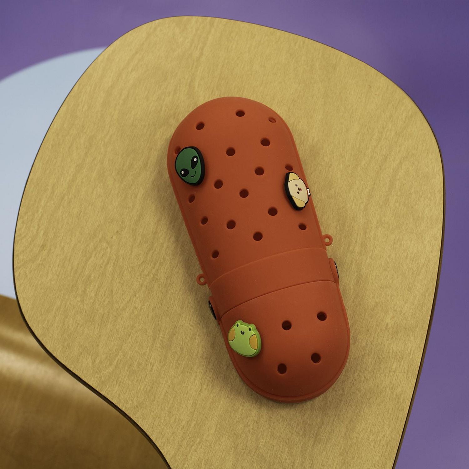 Trousse à crayons à breloques Art 101, Rouge