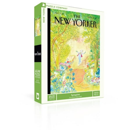 New York Puzzle Company Springtime 500 Piece Jigsaw Puzzle