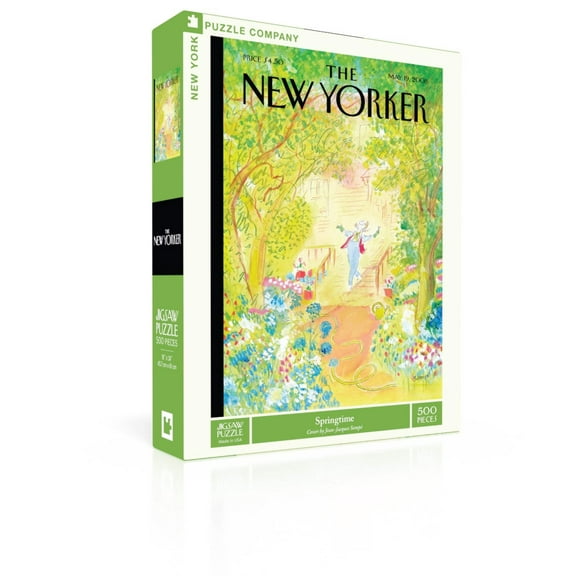 New York Puzzle Company Springtime 500 Piece Jigsaw Puzzle